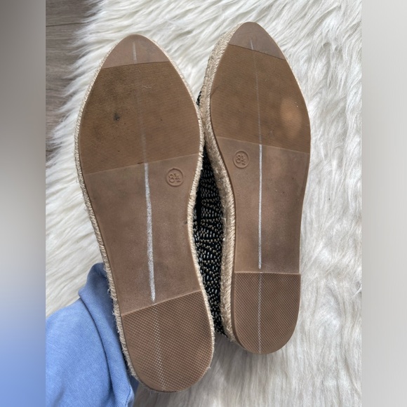 Target Universal Thread Black Cream Espadrilles Size 8.5 - Picture 5 of 9